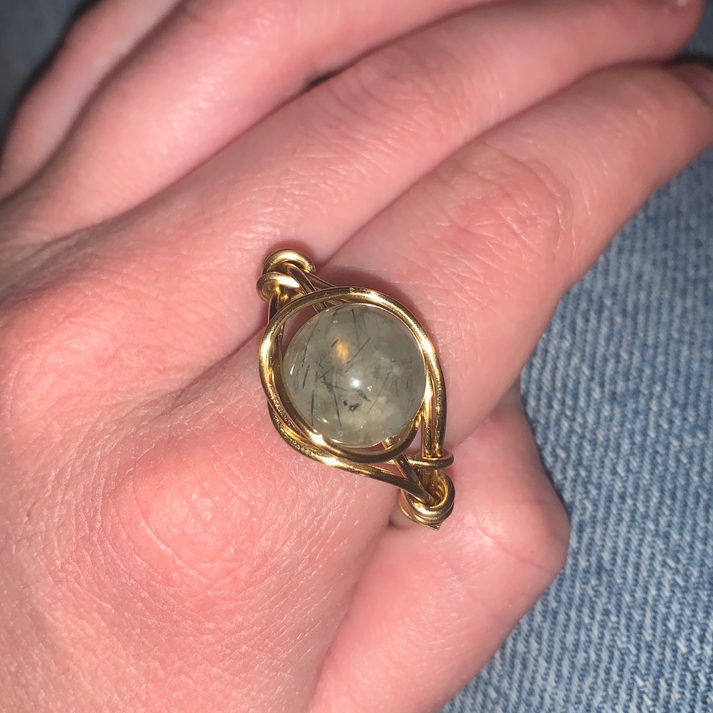 Wire Gem Ring